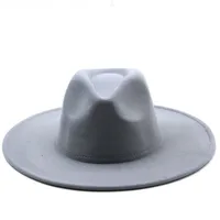 Retro Brim Big Brim Autumn And Winter Wool Top Hat sku image 20