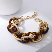 Fashion Multi-layer Metal Acrylic Splicing Geometric Bracelet main image 1