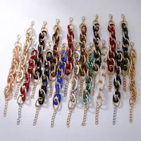 Fashion Multi-layer Metal Acrylic Splicing Geometric Bracelet main image 2