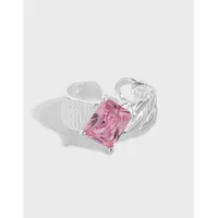 925 Sterling Silver Geometric Rings main image 1