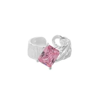 925 Sterling Silver Geometric Rings sku image 2