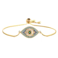 Fashion Geometric Copper Zircon Bracelets In Bulk main image 5