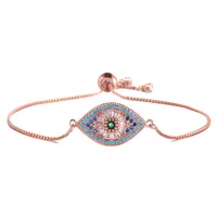 Fashion Geometric Copper Zircon Bracelets In Bulk sku image 3