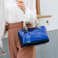 Fashion Shiny Patent Leather One-shoulder Handbags main image 5