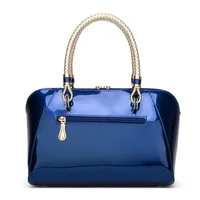 Fashion Shiny Patent Leather One-shoulder Handbags main image 4