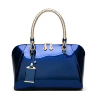 Fashion Shiny Patent Leather One-shoulder Handbags main image 2