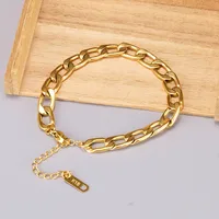 Fruit 304 Stainless Steel Titanium Steel 18K Gold Plated No Inlaid Bracelets In Bulk main image 3