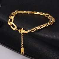 Fruit 304 Stainless Steel Titanium Steel 18K Gold Plated No Inlaid Bracelets In Bulk sku image 1