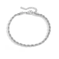 Fashion Flower 304 Stainless Steel Titanium Steel Plating No Inlaid 14K Gold Plated Women'S Anklet main image 5