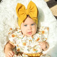 Fashion Children's Solid Color Double-layer Bowknot Hairband main image 2