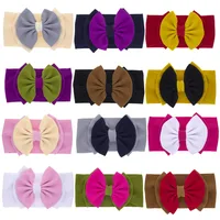 Fashion Children's Solid Color Double-layer Bowknot Hairband main image 4