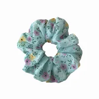 Korean Style Cute Flower Fabric Solid Color Head Rope Wholesale main image 5