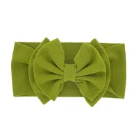Fashion Children's Solid Color Double-layer Bowknot Hairband sku image 1