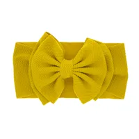 Fashion Children's Solid Color Double-layer Bowknot Hairband sku image 3
