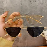 Fashion Metal Triangle Anti-ultraviolet Sunglasses main image 1