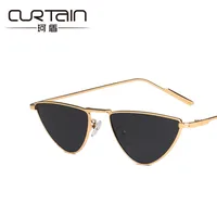 Fashion Metal Triangle Anti-ultraviolet Sunglasses main image 4
