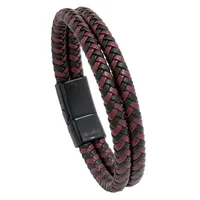 Fashion Geometric Pu Leather No Inlaid Unisex Bracelets main image 1