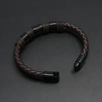 Fashion Geometric Pu Leather No Inlaid Unisex Bracelets main image 4