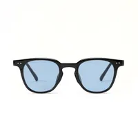 Fashion Round Small Frame  Ocean Film Multicolor Sunglasses main image 4