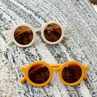 Fashion Geometric UV Protection Resin Kids Sunglasses main image 5