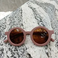 Fashion Geometric UV Protection Resin Kids Sunglasses sku image 4