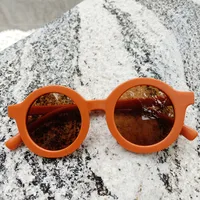 Fashion Geometric UV Protection Resin Kids Sunglasses sku image 7