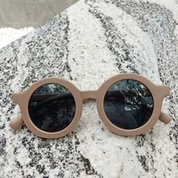 Fashion Geometric UV Protection Resin Kids Sunglasses sku image 8