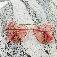 Cute UV Protection Resin Kids Sunglasses sku image 3