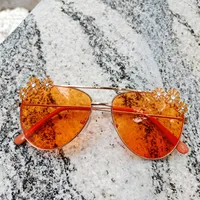 Cute UV Protection Resin Kids Sunglasses sku image 4