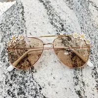 Cute UV Protection Resin Kids Sunglasses sku image 5