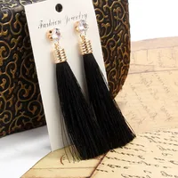 Fashion Tassel Plating Alloy No Inlaid Earrings main image 1