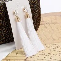 Fashion Tassel Plating Alloy No Inlaid Earrings sku image 1