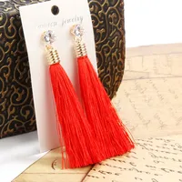 Fashion Tassel Plating Alloy No Inlaid Earrings sku image 7