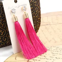 Fashion Tassel Plating Alloy No Inlaid Earrings sku image 9