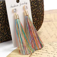 Fashion Tassel Plating Alloy No Inlaid Earrings sku image 10