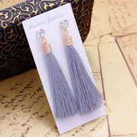 Fashion Tassel Plating Alloy No Inlaid Earrings sku image 4