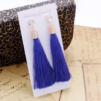 Fashion Tassel Plating Alloy No Inlaid Earrings sku image 5