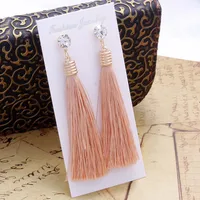 Fashion Tassel Plating Alloy No Inlaid Earrings sku image 3