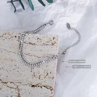 Fashion Geometric 304 Stainless Steel Zircon Bracelets In Bulk main image 2