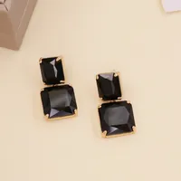 Lady Geometric No Inlaid Earrings Ear Studs main image 4