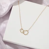 Vintage Style Letter Alloy Plating Unisex Necklace main image 2
