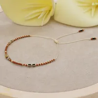 Ethnic Style Rice Beads Hand-woven Natural Stone Beaded Bracelet sku image 5