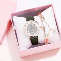 Fashion Rhinestone Gypsophila Stacking Watch sku image 2