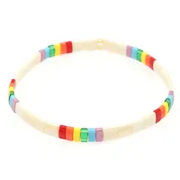 Bohemian Contrast Color Beach Bracelet main image 5
