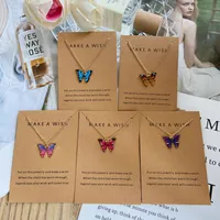 Fashion Butterfly Alloy Plating Women's Pendant Necklace main image 3