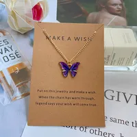 Fashion Butterfly Alloy Plating Women's Pendant Necklace main image 5