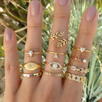 Fashion Geometric Alloy Plating Artificial Gemstones Women's main image 1