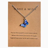 Fashion Butterfly Alloy Plating Women's Pendant Necklace sku image 17