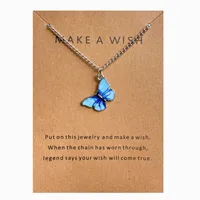 Fashion Butterfly Alloy Plating Women's Pendant Necklace sku image 2