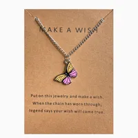 Fashion Butterfly Alloy Plating Women's Pendant Necklace sku image 15